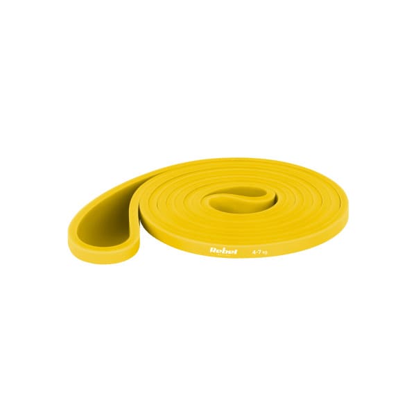 TPE vingrošanas lente - Power Band PT-1, dzeltena 4-7 kg REBEL ACTIVE
