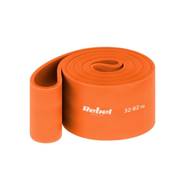 TPE vingrošanas lente - Power Band PT-7, oranža, 32-82 kg REBEL ACTIVE
