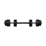 Regulējama bitumena hantele ar savienotāju 1x20kg, REBEL ACTIVE