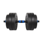 Regulējama bitumena hantele ar savienotāju 1x20kg, REBEL ACTIVE