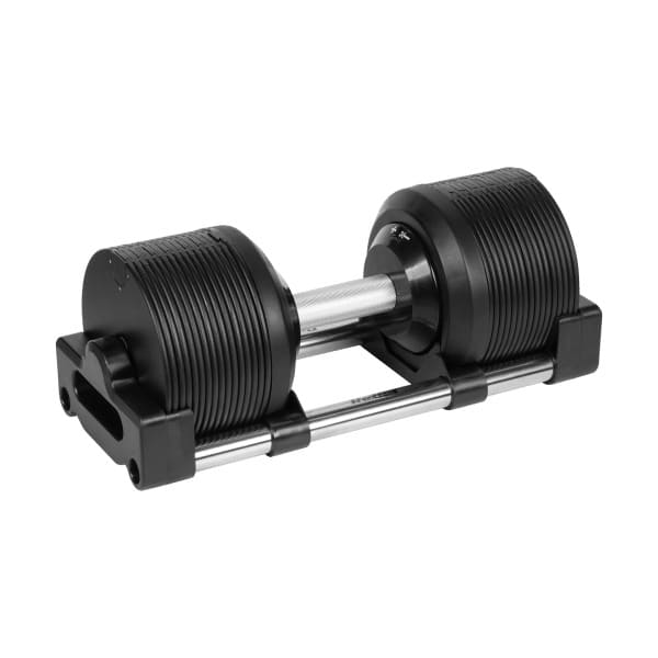 Čuguna regulējama automātiskā hantele 36 kg, 1 kg solis, REBEL ACTIVE (1 gab.)