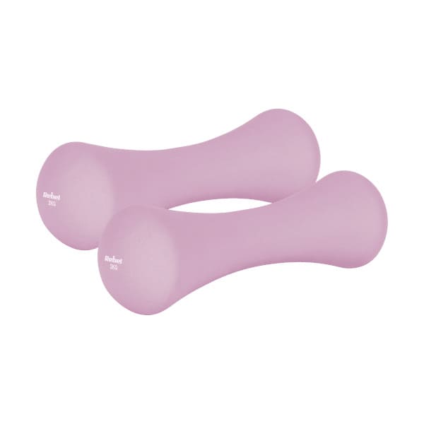 Čuguna neoprēna hanteles 2x2kg, REBEL ACTIVE