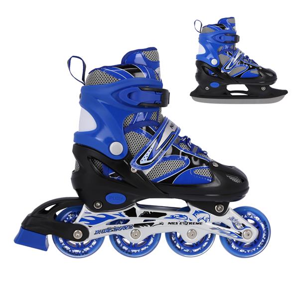 Skrituļslidas / Slidas NH18366 A 2IN1 BLUE IZMĒRA S (31-34)