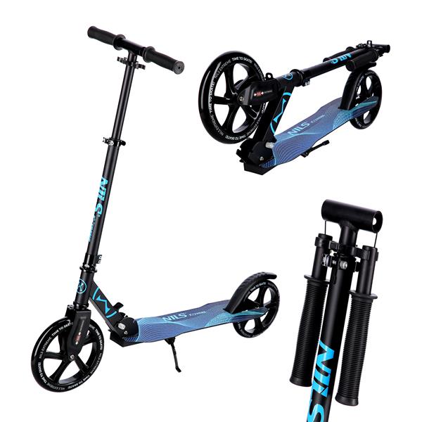 Skrejritenis HM2309 BLAK-BLUE SCOOTER NILS EXTREME