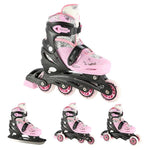 Skrituļslidas / Slidas NH18331  SET 4in1 PINK, SIZE M (35-38) NILS EXTREME