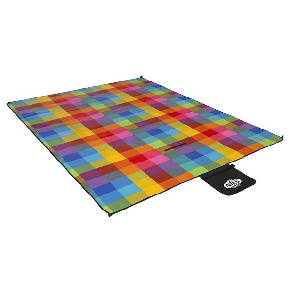 Piknika sega NC2221 MULTI 250x200 CM PE + ALU NILS CAMP