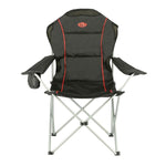 Kempinga krēsls NC3080 BLACK-RED CAMP CHAIR NILS CAMP