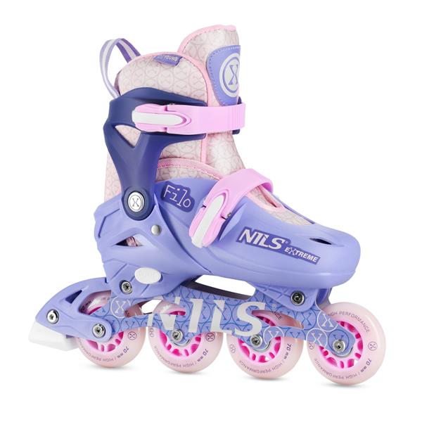 Skrituļslidas NA13102 IN-LINE SKATES  FILO VIOLET SIZE XS(26-29) NILS EXTREME