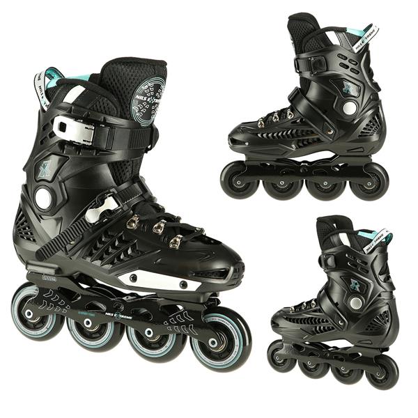 Skrituļslidas NA20001 BLACK SIZE 42 SLALOM IN-LINE SKATES NILS EXTREME