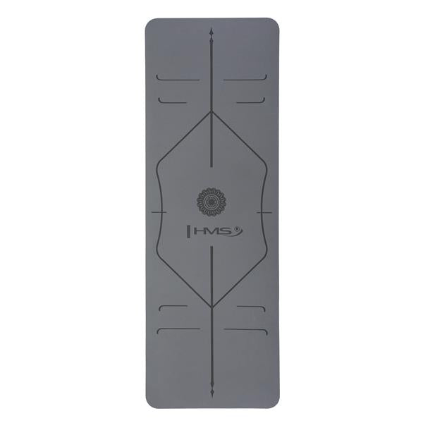 Jogas paklājiņš YM10 YOGA MAT TPE GRAY TPE HMS