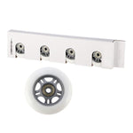 PU 80x24 82A WHITE (4 pcs) + ABEC-7 (8 pcs) SET STOCK
