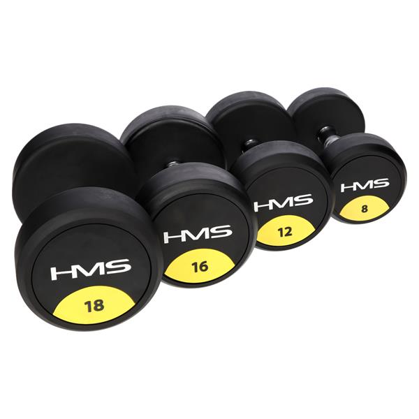 Hantele HG PRO 10 KG RUBBER DUMBBELL  HMS (1gab.)