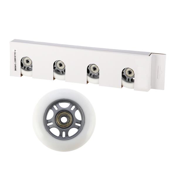 PU 84x24 82A WHITE (4 pcs) + ABEC-7 (8 pcs)