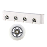 PU 84x24 82A WHITE (4 pcs) + ABEC-7 (8 pcs)