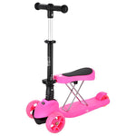 Skrejritenis HLB12 2in1 PINK NILS FUN