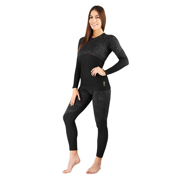 BTK0062 TERMOAKTIVS T-KREKLS, MELNS, SIEVIEŠU L/XL ROSA NILS