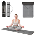 Jogas paklājiņš YM10 YOGA MAT TPE GRAY TPE HMS