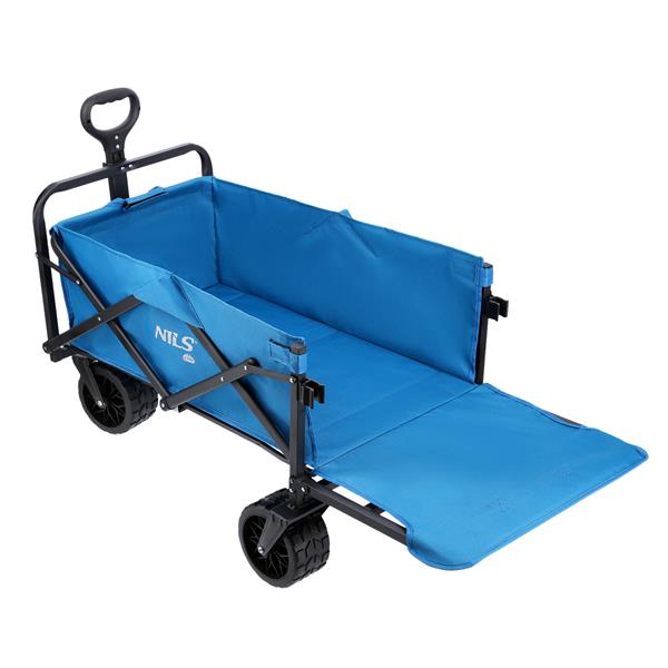 Saliekamie ratiņi NC1608 FOLDING WAGON BLUE NILS CAMP