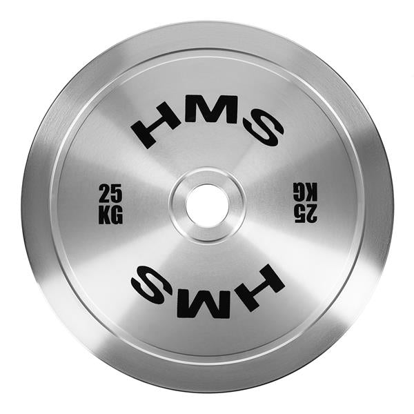 TOS250 Kalibrēts metāls Olimpiskais svaru disks 25 KG HMS