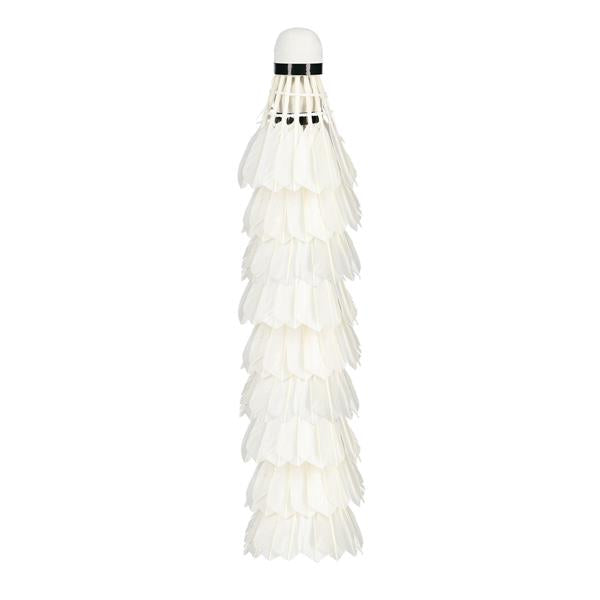 Volāni S505-12 FEATHER SHUTTLECOOCKS WHITE PACK. 12 PCS WISH