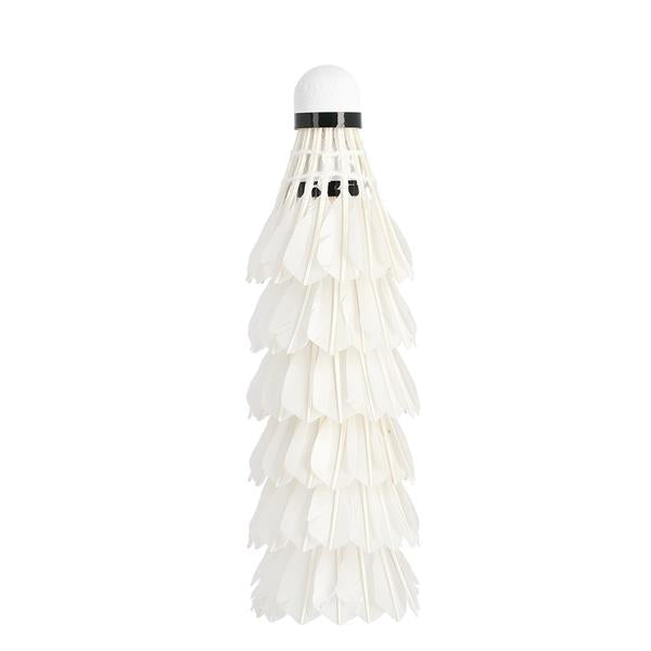 Volāni PRO-808 FEATHER SHUTTLECOOCKS WHITE PACKAGE 6 PCS WISH