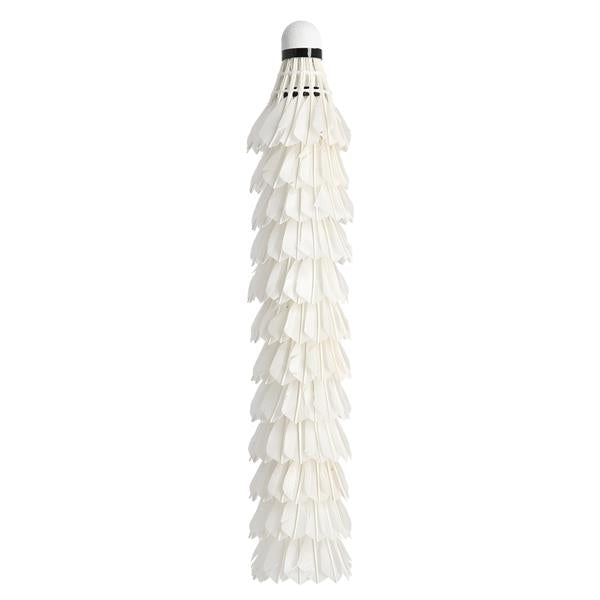 Volāni PRO-808 FEATHER SHUTTLECOOCKS WHITE PACKAGE 12 PCS WISH