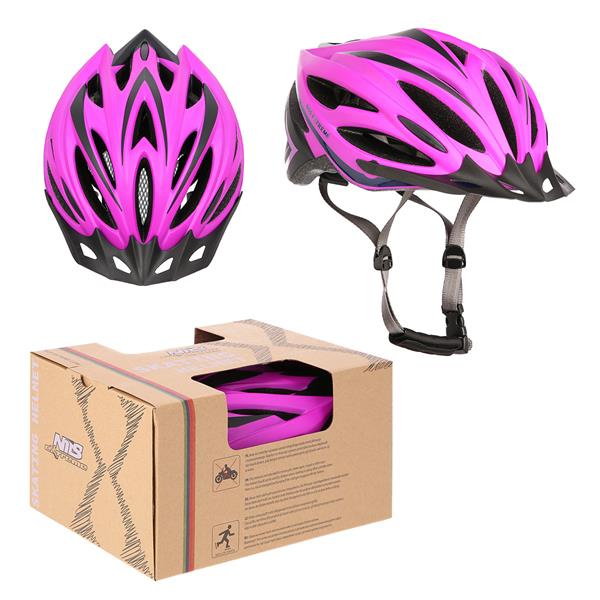 Aizsargķivere MTW202 VIOLET-BLUE SIZE M (53-58CM) HELMET NILS EXTREME