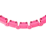 Komplekts HULA HOOP OHA02 PINK WITH WEIGHT ONE FITNESS + WAIST SUPPORT BR160