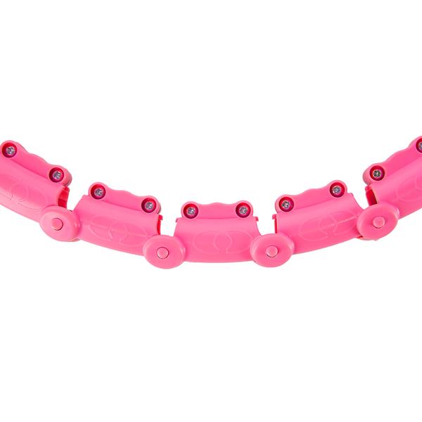 Komplekts HULA HOOP OHA02 PINK WITH WEIGHT ONE FITNESS + WAIST SUPPORT BR160