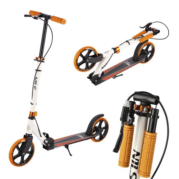 HM0107 WHITE-ORANGE Skrejritenis NILS EXTREME
