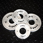 TOS Komplekts Kalibrēts metāls Olimpiskie svaru diski  2 x 0.25 - 1.25 KG (6 KG) HMS