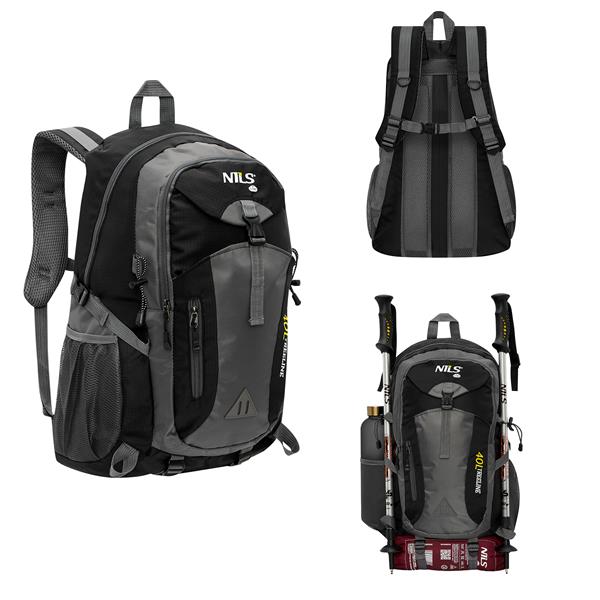Soma NC1733 BACPACK TOURIST BLACK TREELINE 40L NILS CAMP