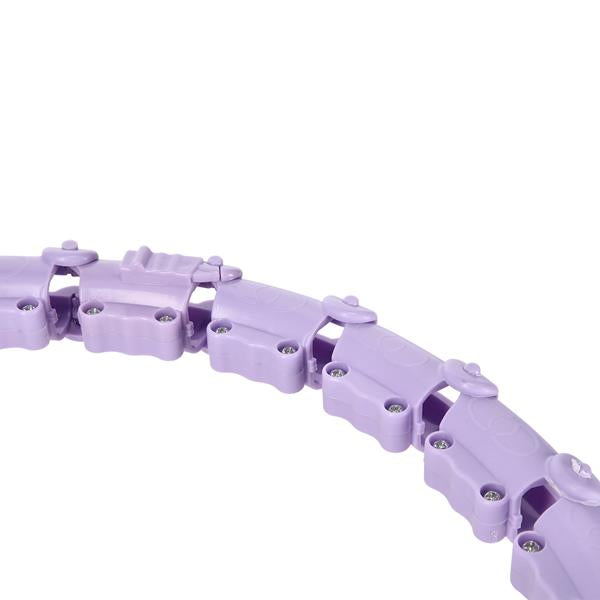 KOMPLEKTS HULA HOOP OHA02 VIOLET AR SVARU ONE FITNESS + VIDUKA ATBALSTS BR160