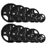Svara disku komplekts TPC SET OLYMPIC POLYURETHANE PLATES 2 x 2.5 - 25 KG CPU  - 155KG HMS