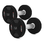 Hanteļu komplekts  HPC SET POLYURETHANE DUMBBELLS 2 x 2.5 - 25 KG CPU - 275 KG  HMS