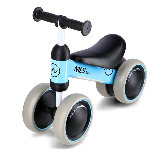 Līdzsvara velosipēds RB002 BLUE BALANCE BIKE NILS FUN