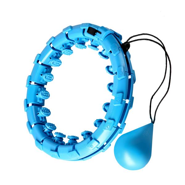 Komplekts HULA HOOP OHA01 BLUE WITH WEIGHT ONE FITNESS + WAIST SUPPORT BR125