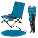 Kempinga krēsls NC3306 BEACH CHAIR BLUE GREY NILS CAMP