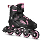 Skrituļslidas/Hokeja slidas NH382 IN-LINE SKATES/HOCKEY ICE SKATES SET 2IN1 ENZO PINK SIZE L(40-43) NILS EXTREME