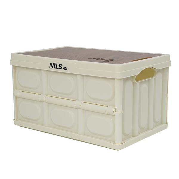 NCB4007 SALOKAMĀ KEMPINGU KASTĪTE BALTĀ AR VĀKU 2IN1 15L NILS CAMP