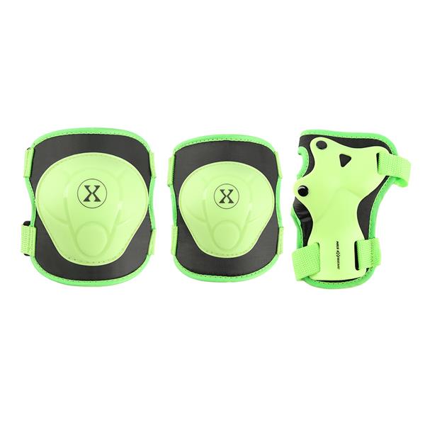 Elkoņu, ceļu un plaukstas sargi H704 SIZE S GREEN PROTECTORS SET NILS EXTREME
