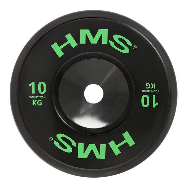 Svaru disks BTBR10 OLYMPIC PLATE BUMPER 10 KG HMS