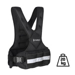 Regulējama svara smaguma veste KOR20 ADJUSTABLE WEIGHT VEST 20KG HMS