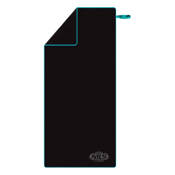 Dvielis NCR13 BLACK MICROFIBRE TOWEL 200x90 cm NILS CAMP