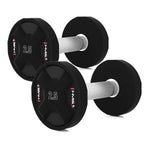 Hanteļu komplekts HPC SET POLYURETHANE DUMBBELLS 2 x 2.5 - 50 KG CPU  - 1050 KG HMS