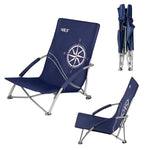 Krēsls NC3035 DARK-BLUE BEACH CHAIR NILS