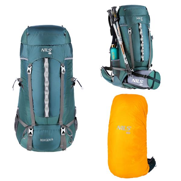 Soma NC1949 BACKPACK TOURIST GREEN BERGEN 65L NILS CAMP