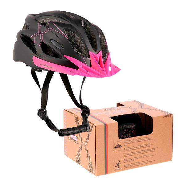Aizsargķivere MTW291 BLACK-PINK SIZE M (51-60CM) HELMET NILS EXTREME