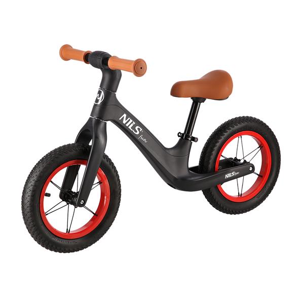 Līdzsvara velosipēds RB100 BLACK BALANCE BIKE NILS FUN