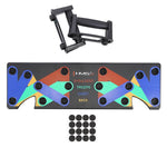 Atspiešanās statīvs PU10 BLACK MULTI PUSH UP BOARD HMS